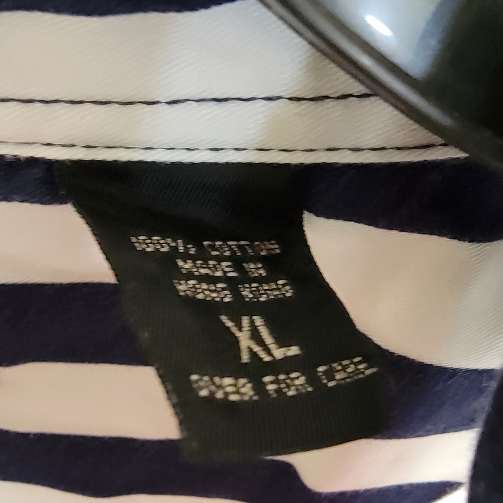 Structure American Flag Style Button Down Vintage… - image 7